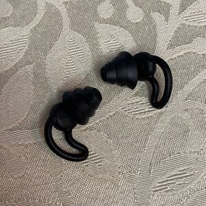 Black Silicon Earplugs